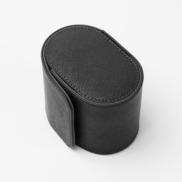 Single Watch Roll Leather Travel Case