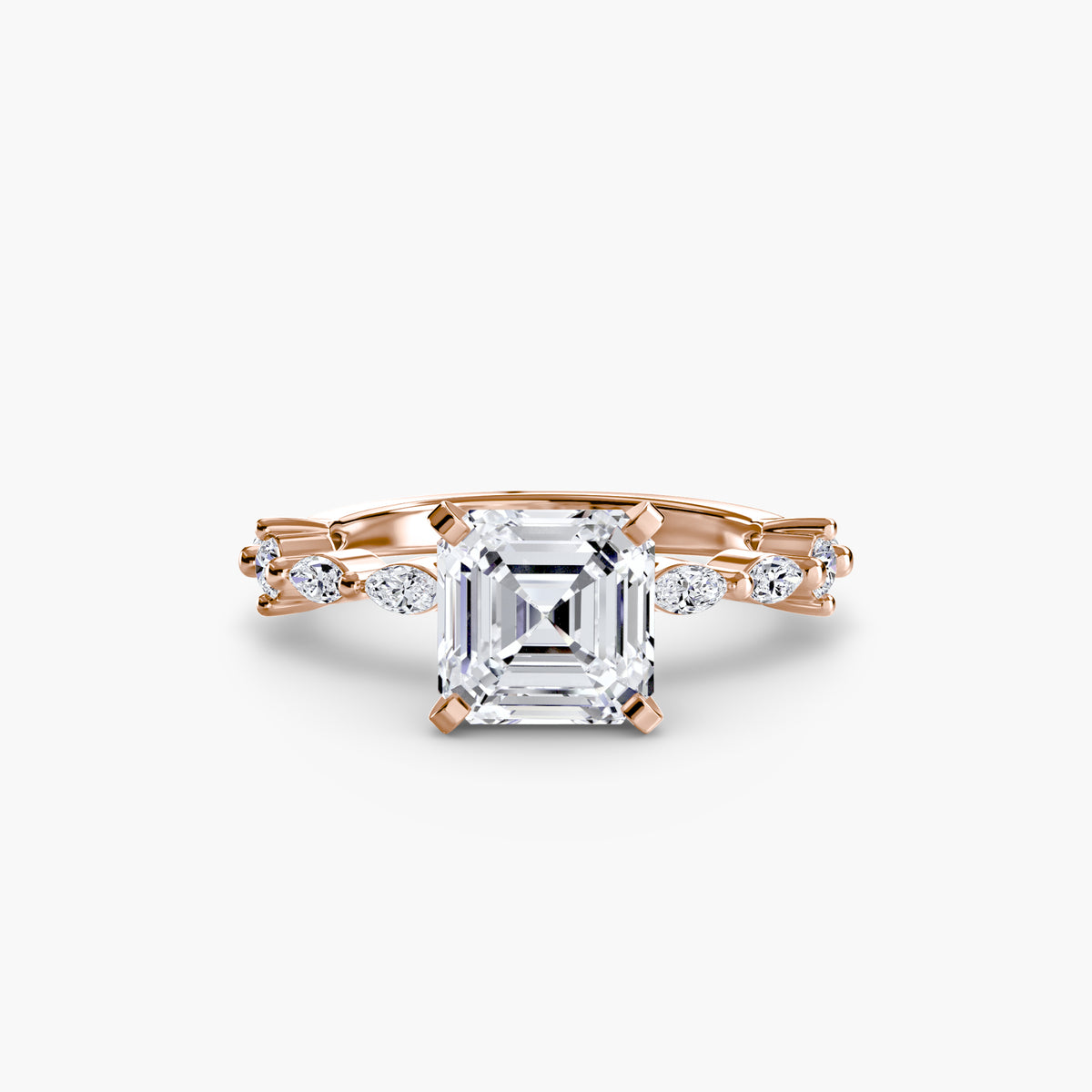 Raffaella Solitaire with Eternity Pavé