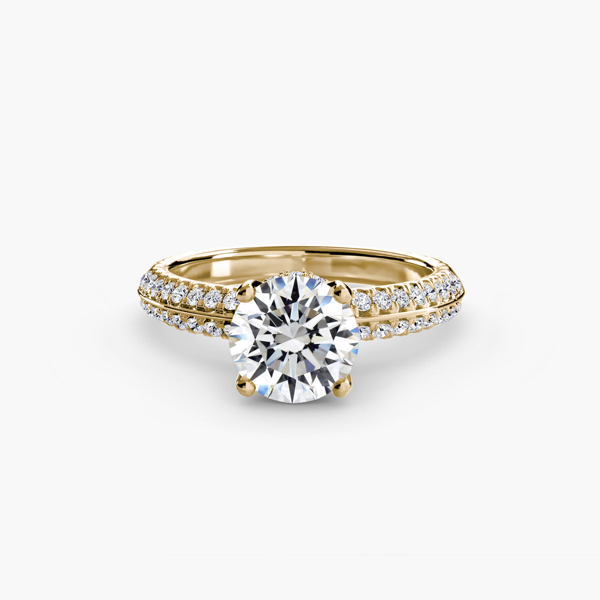 Camila Solitaire with Pavé