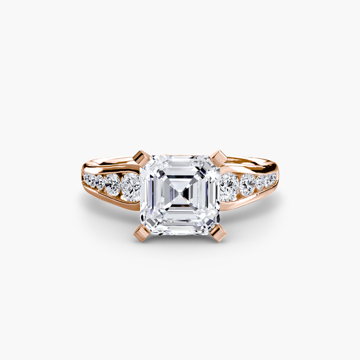 Chiara Solitaire with Pavé