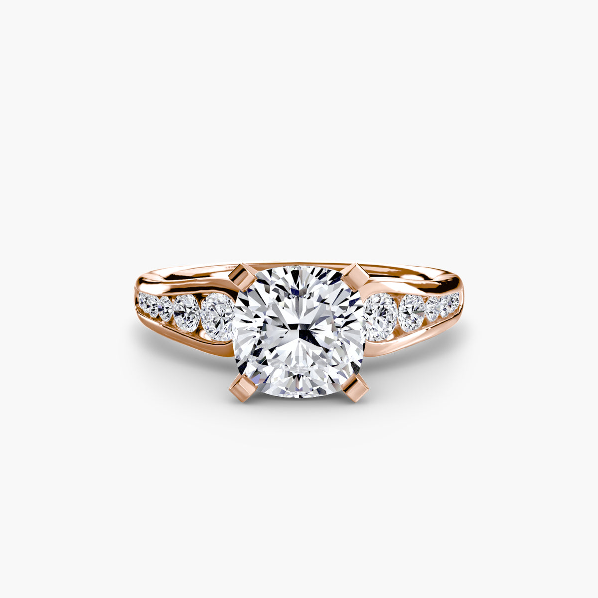 Chiara Solitaire with Pavé