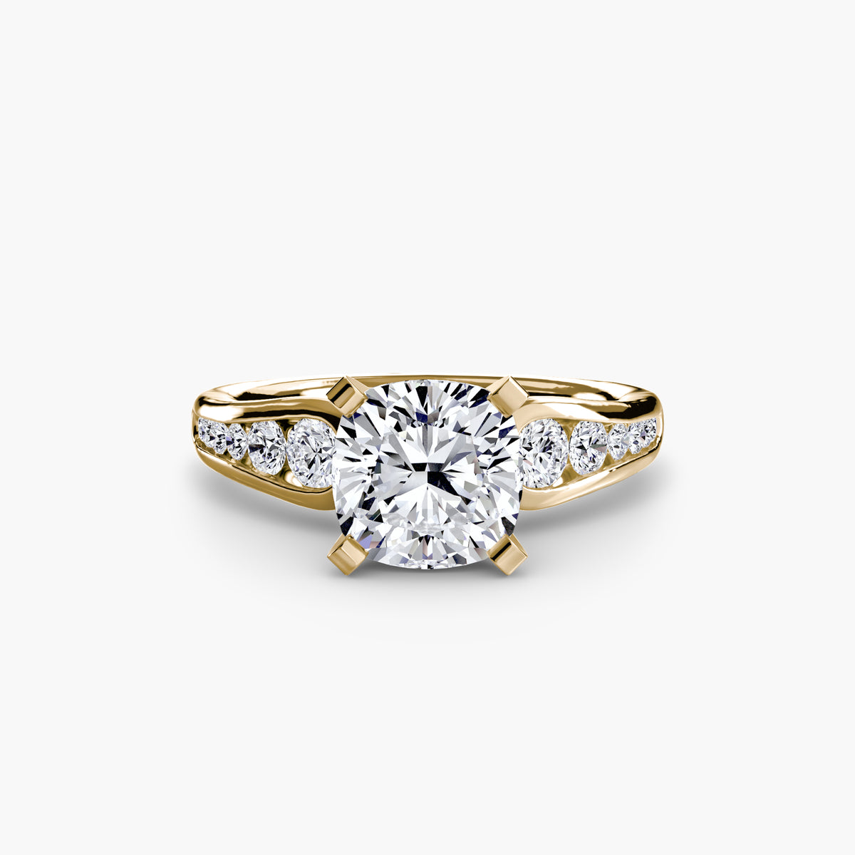 Chiara Solitaire with Pavé