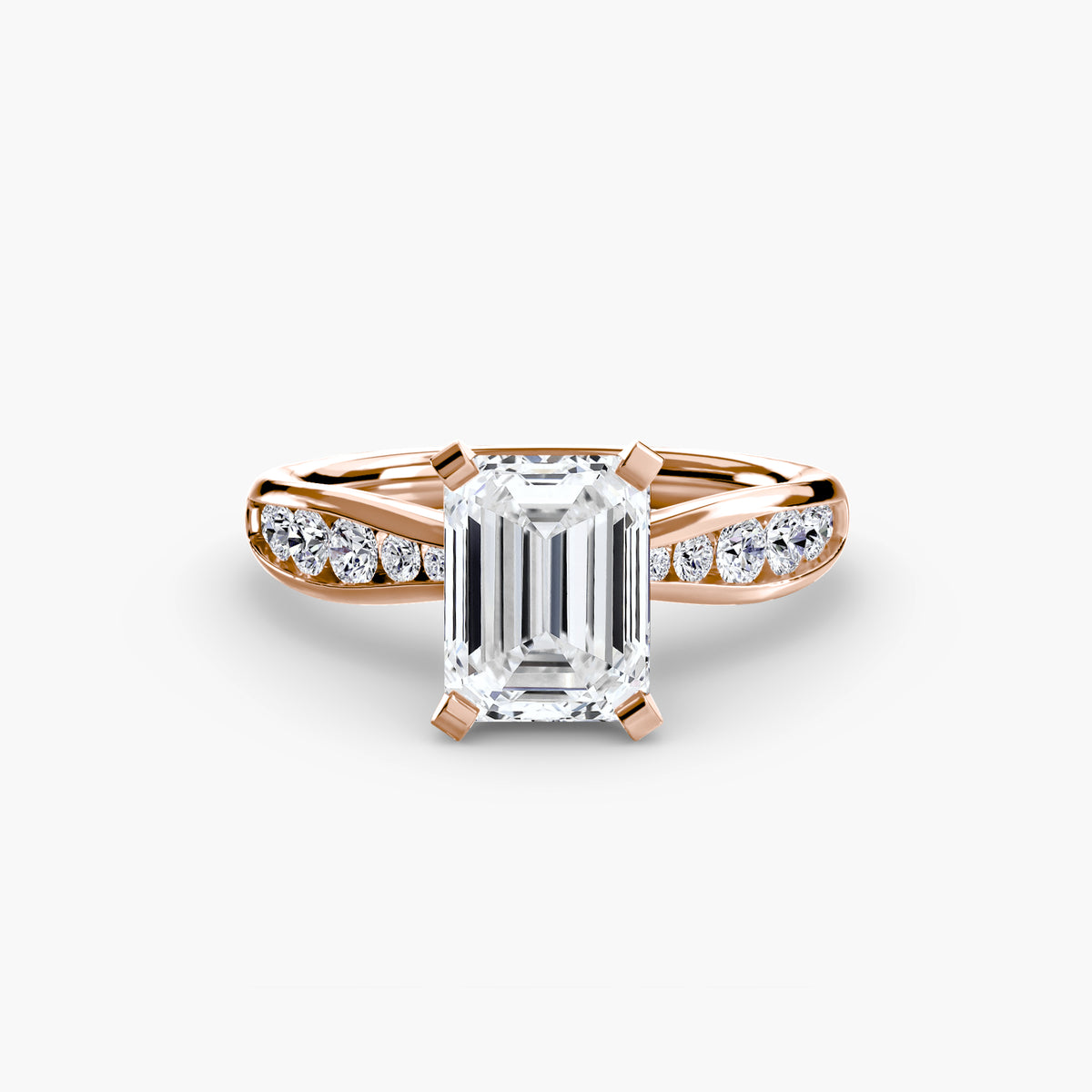 Elena Solitaire with Pavé