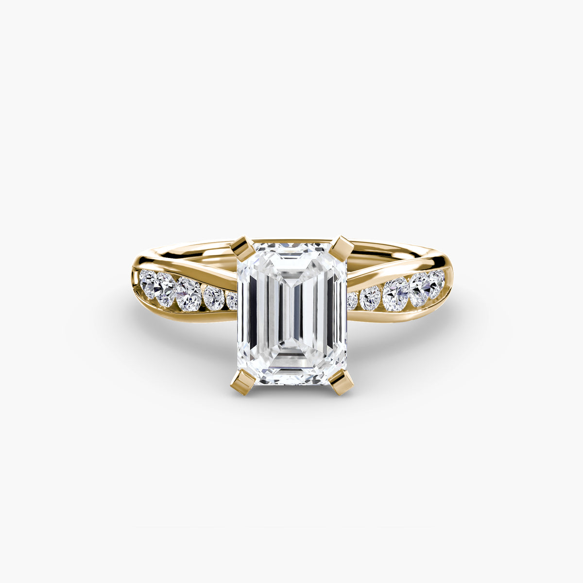 Elena Solitaire with Pavé
