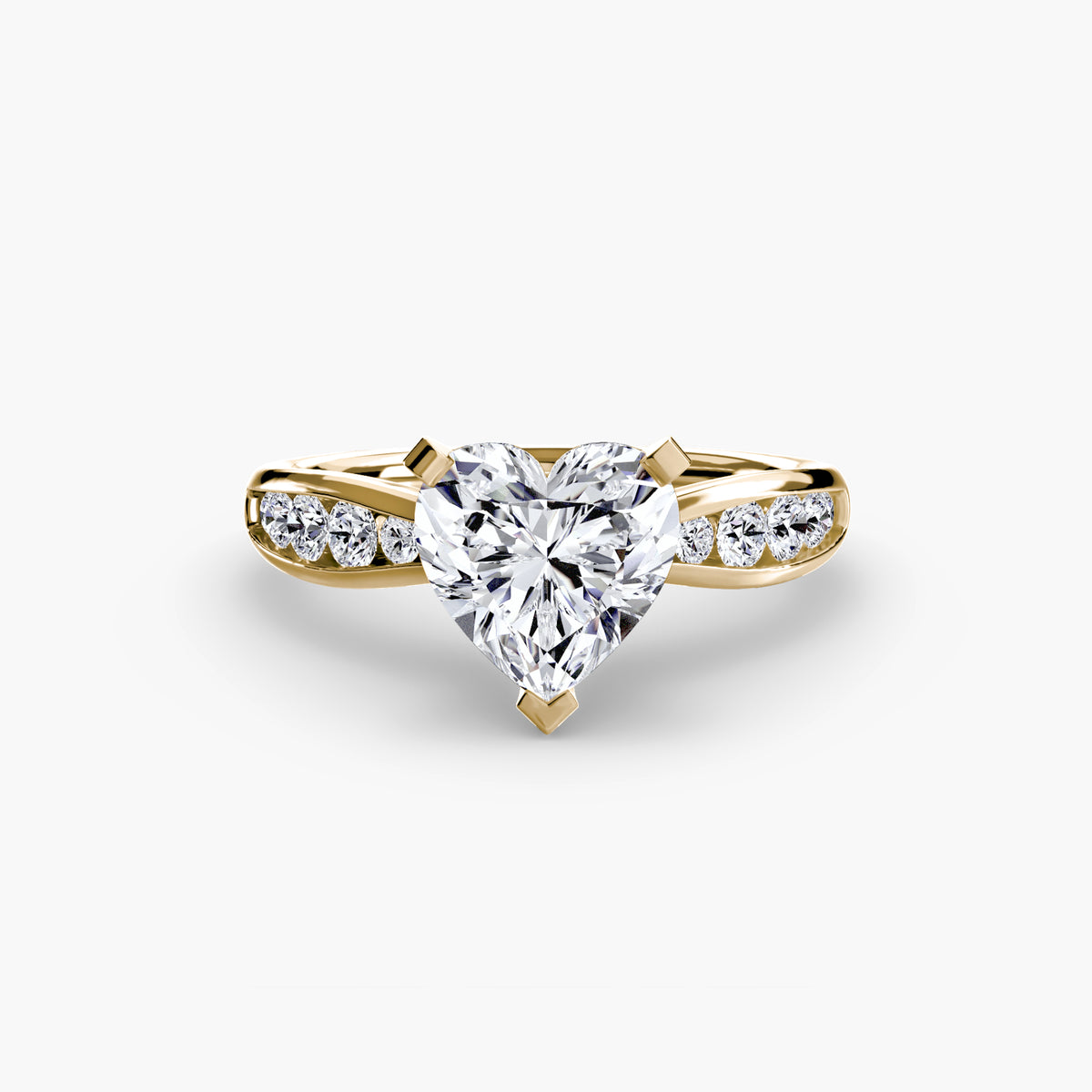 Elena Solitaire with Pavé