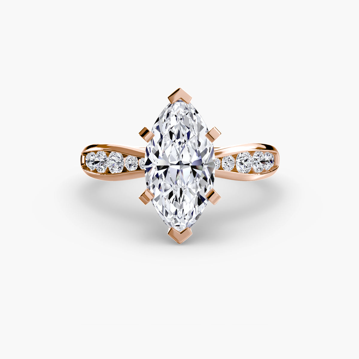Elena Solitaire with Pavé