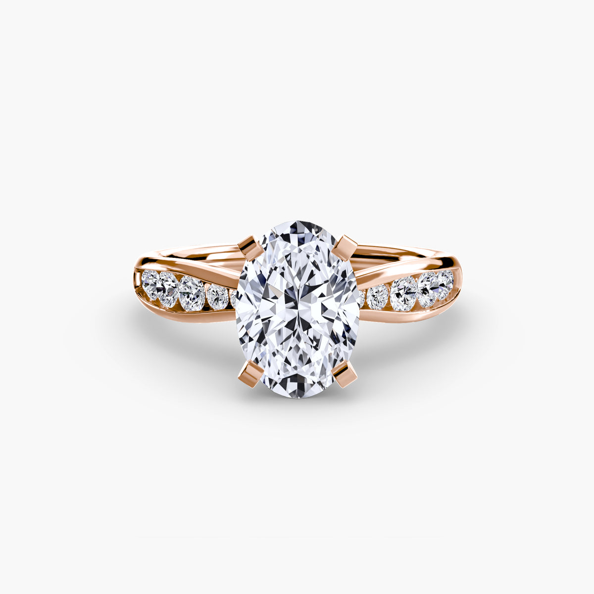 Elena Solitaire with Pavé