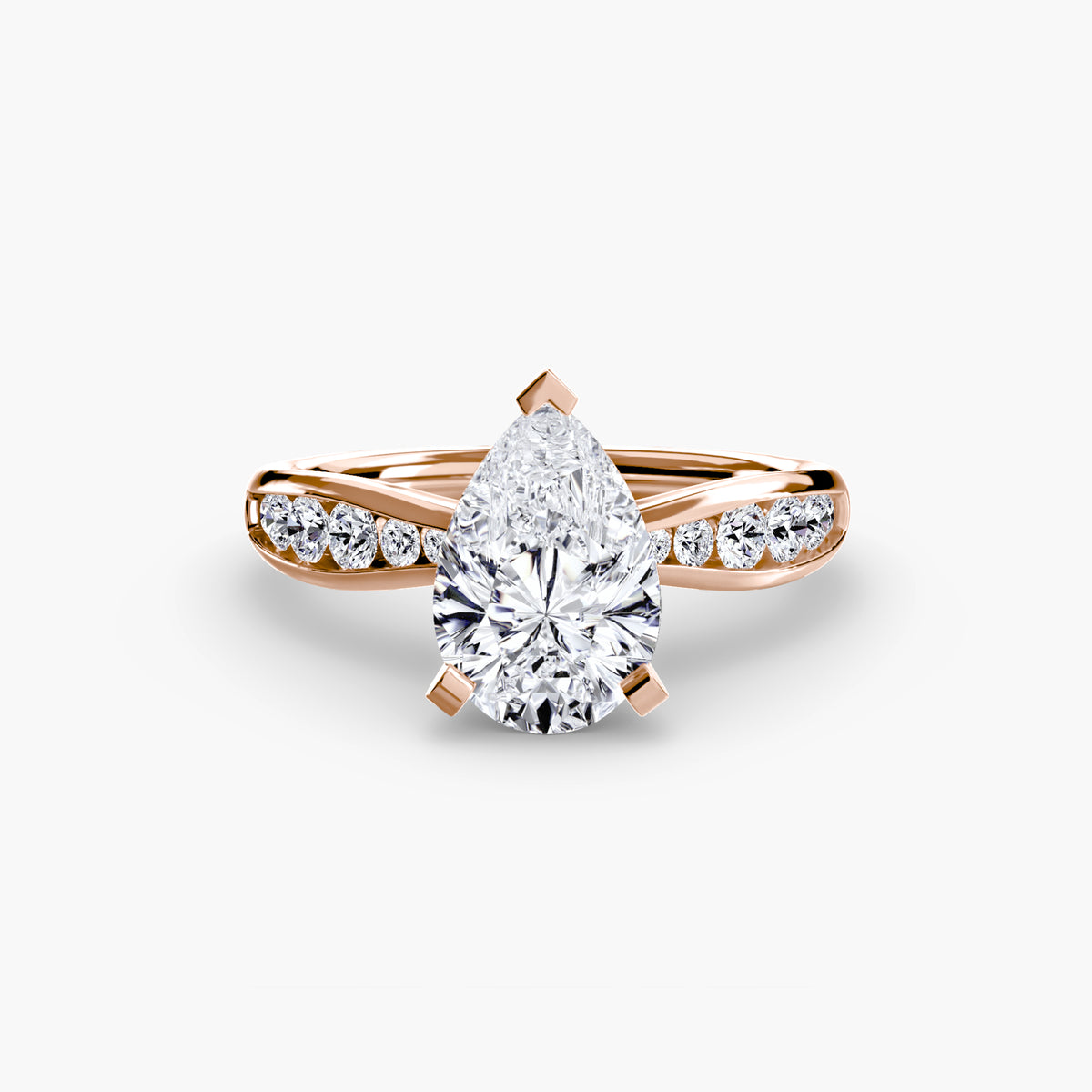 Elena Solitaire with Pavé
