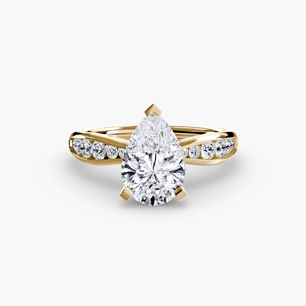 Elena Solitaire with Pavé
