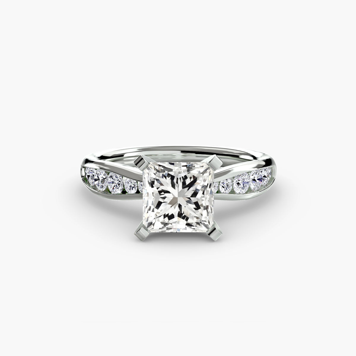 Elena Solitaire with Pavé
