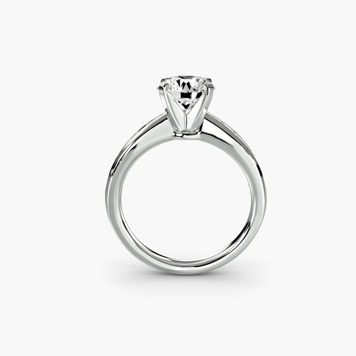Elena Solitaire with Pavé