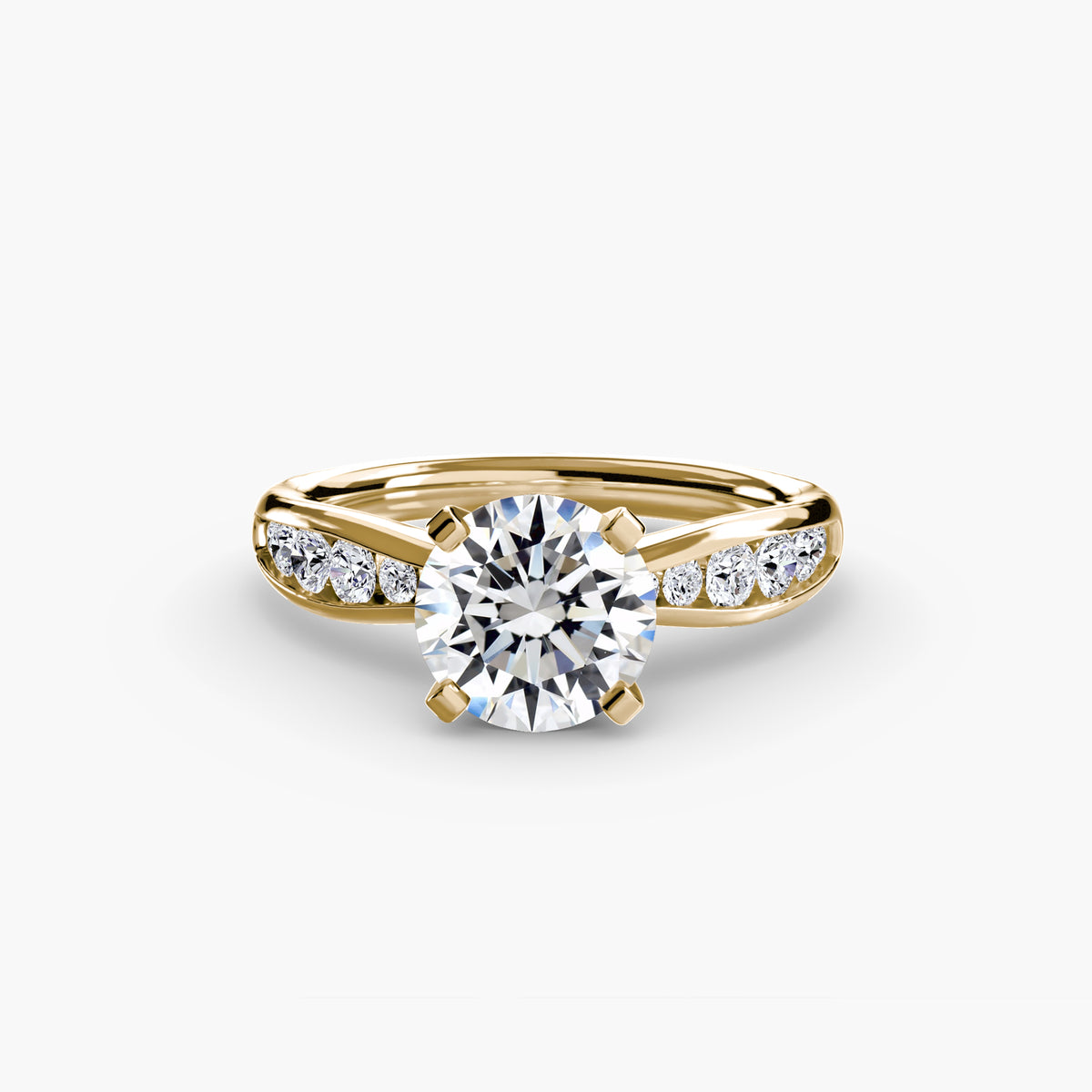 Elena Solitaire with Pavé
