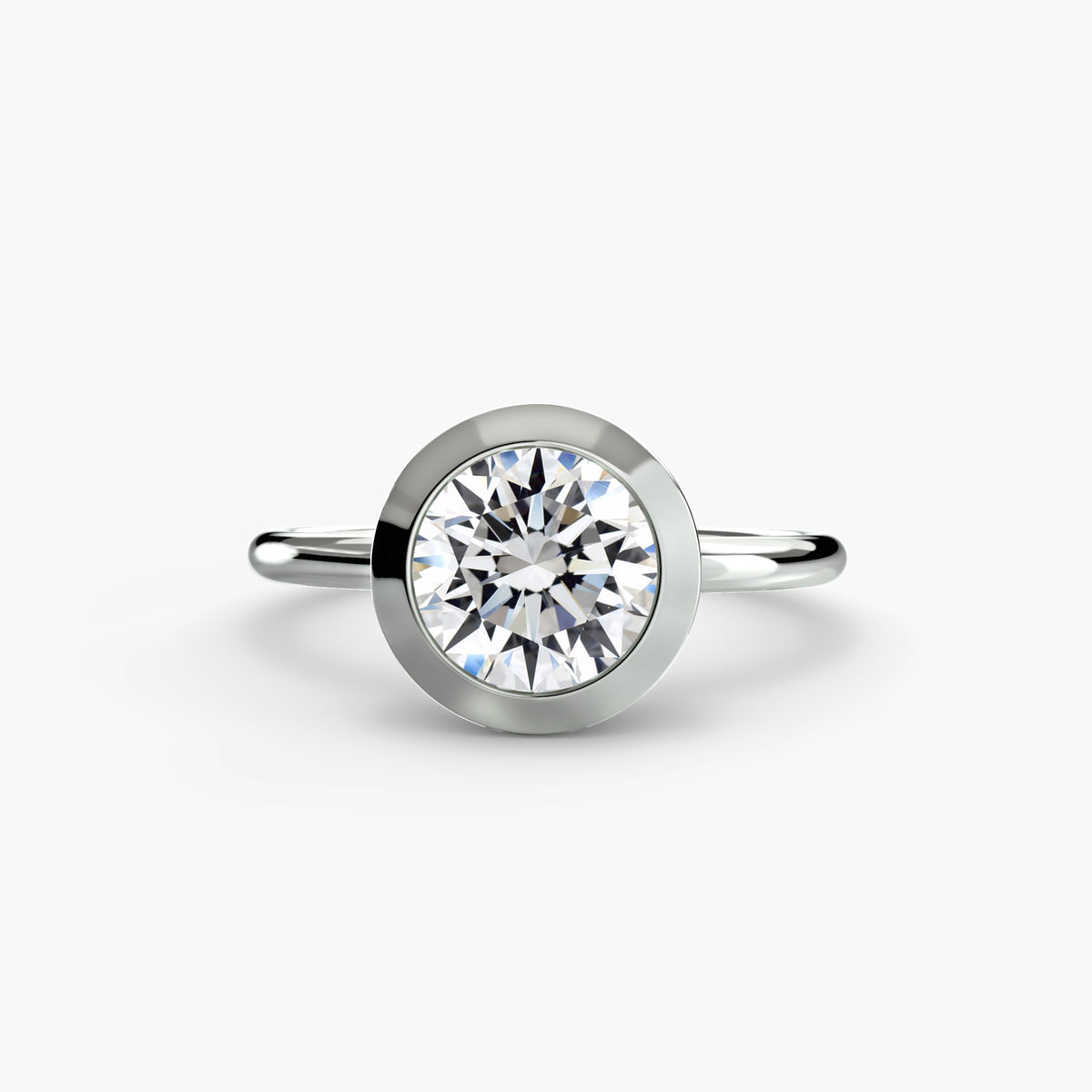 Emilia Bezel Set Solitaire