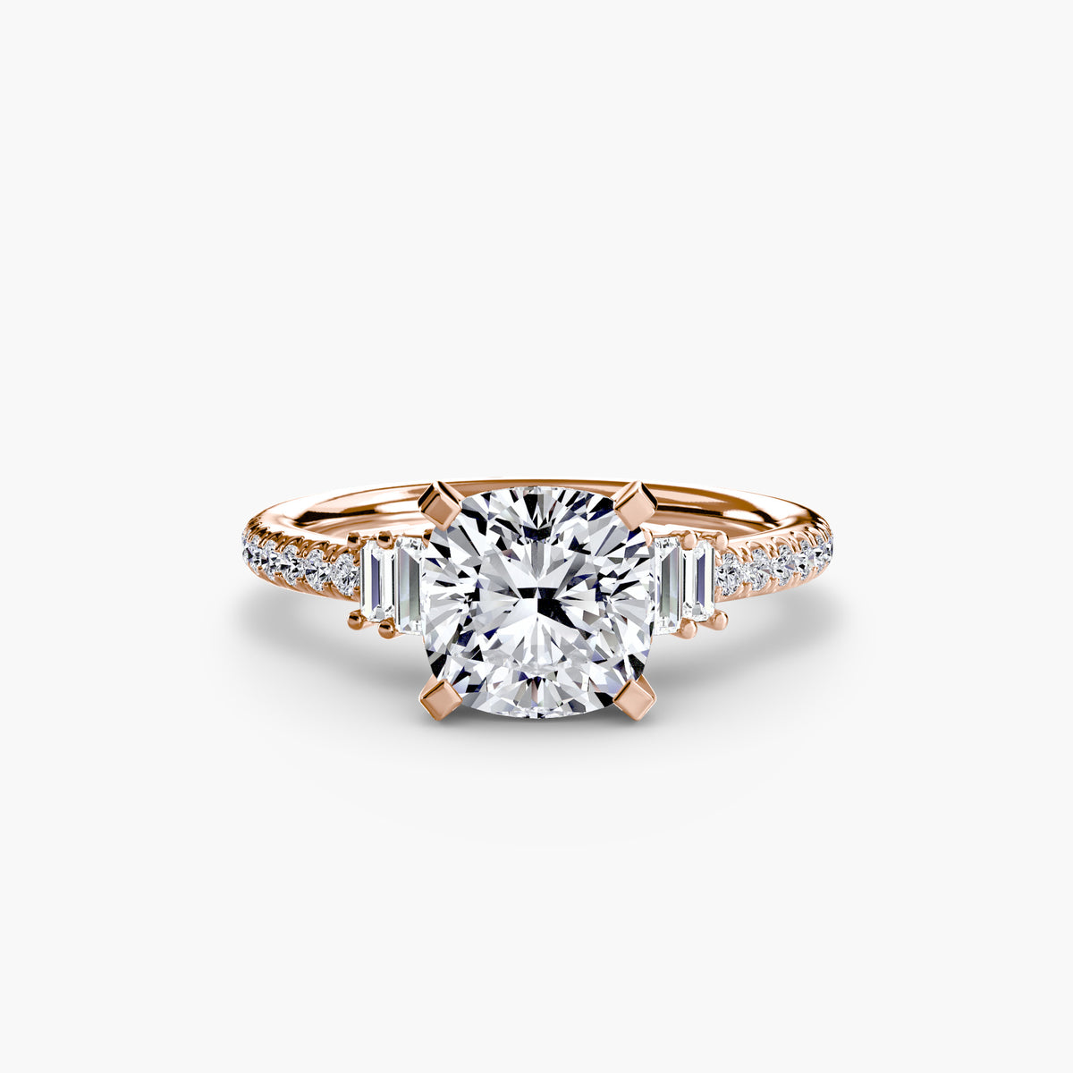 Alessia Solitaire with Pavé