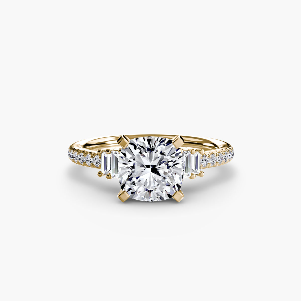 Alessia Solitaire with Pavé