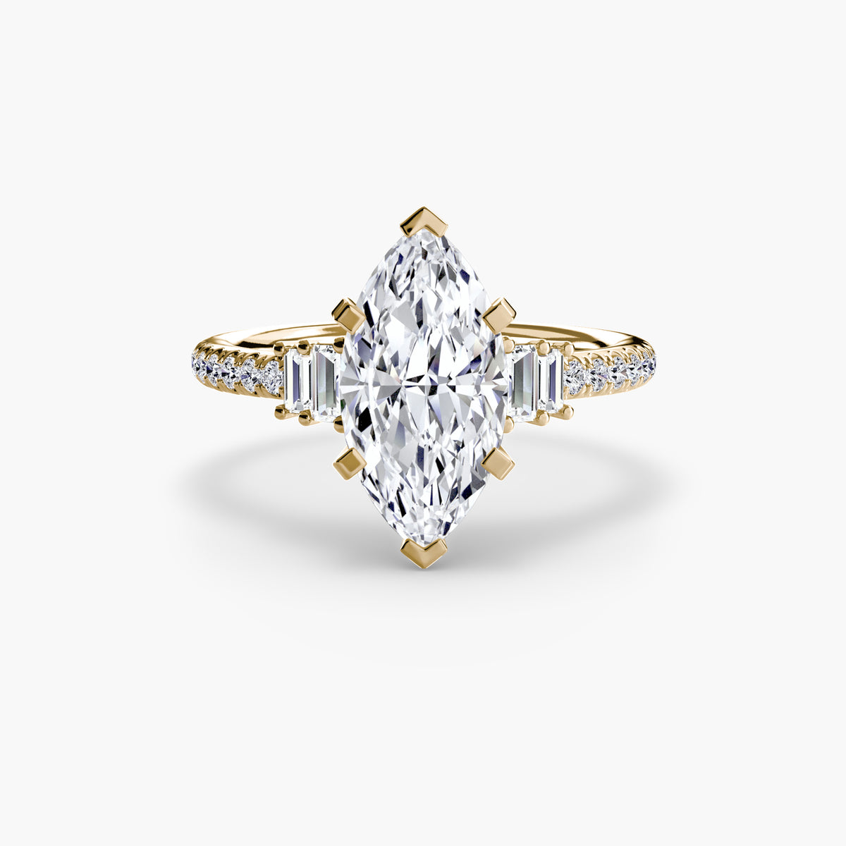 Alessia Solitaire with Pavé