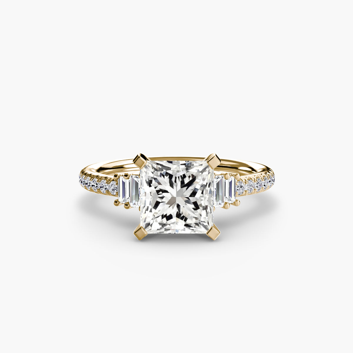 Alessia Solitaire with Pavé