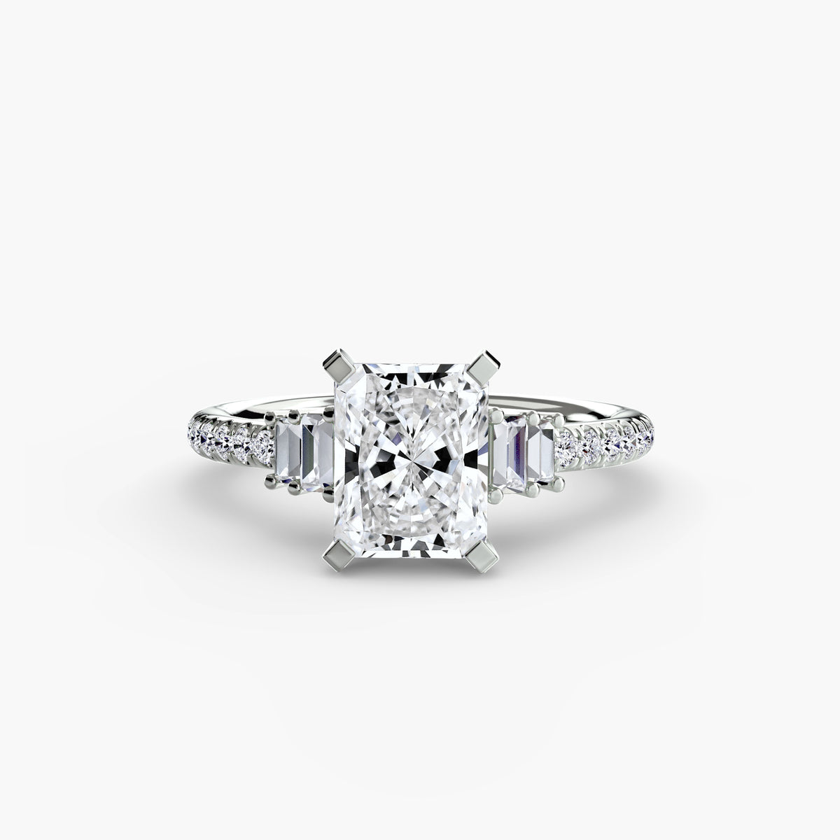Alessia Solitaire with Pavé