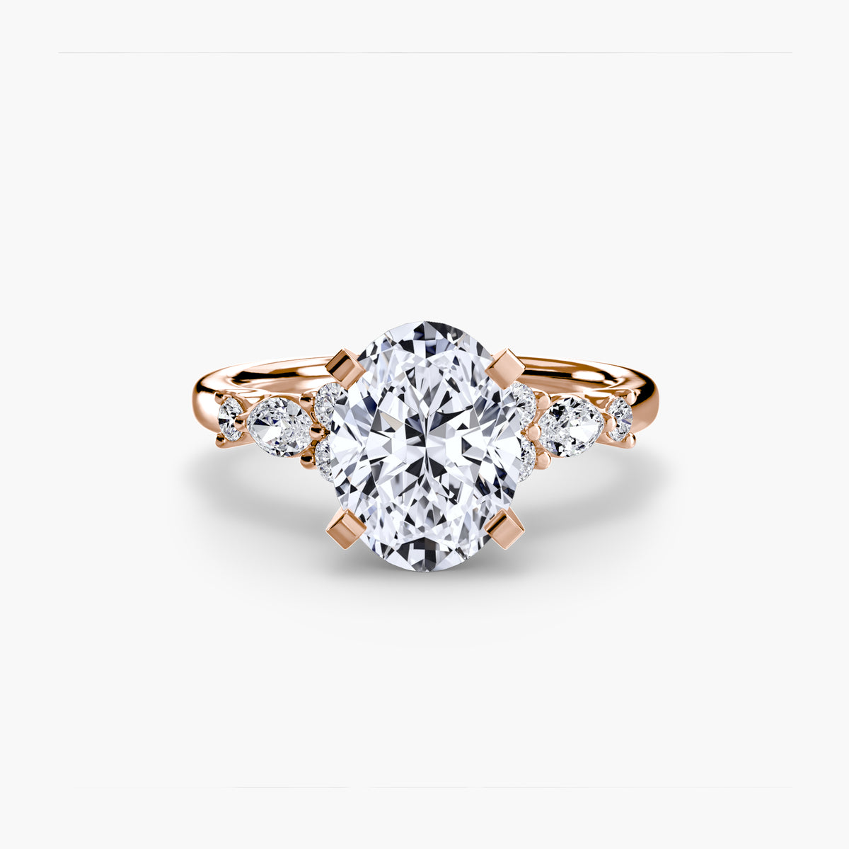 Fiorella Floral Accent Solitaire