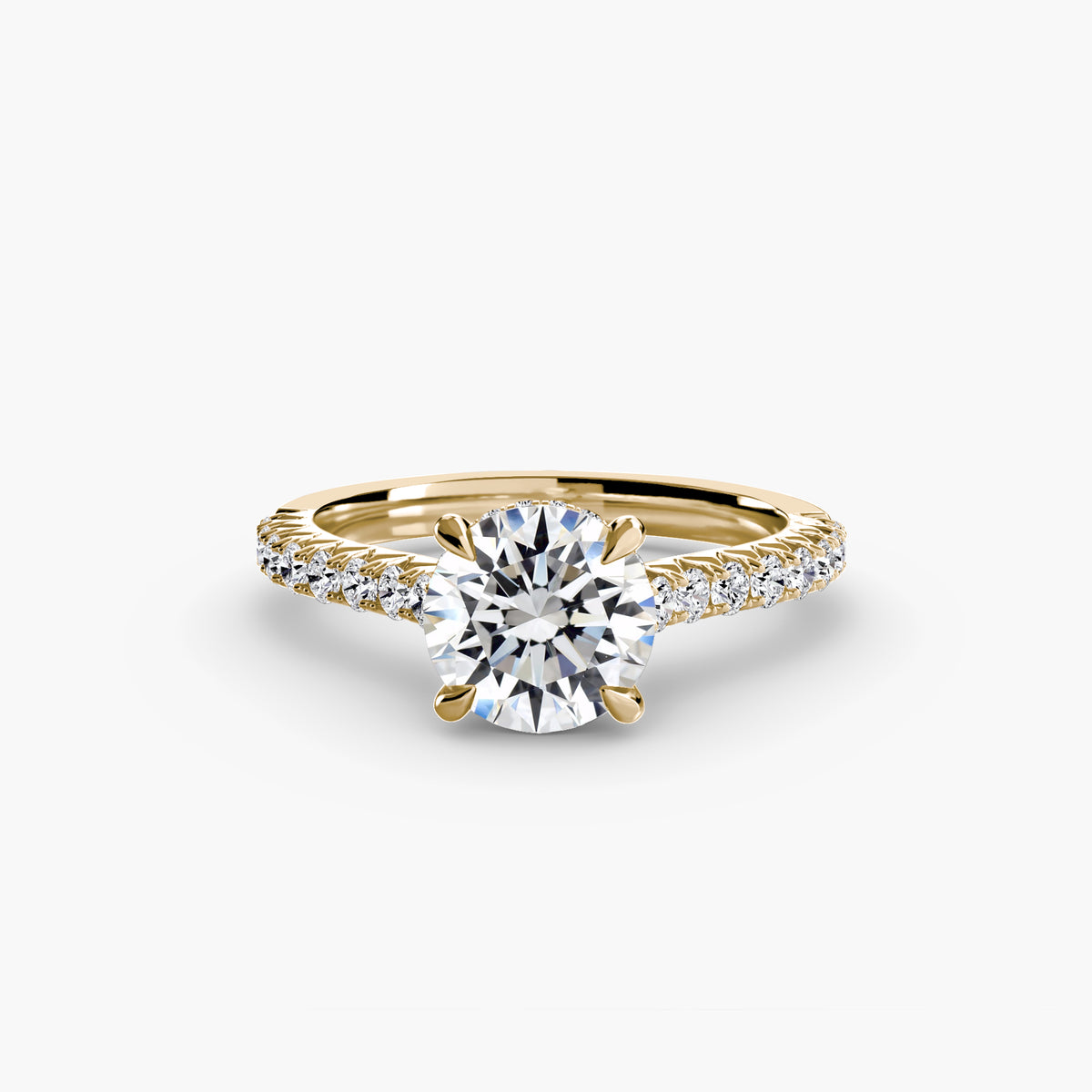 Martina Solitaire with Pavé