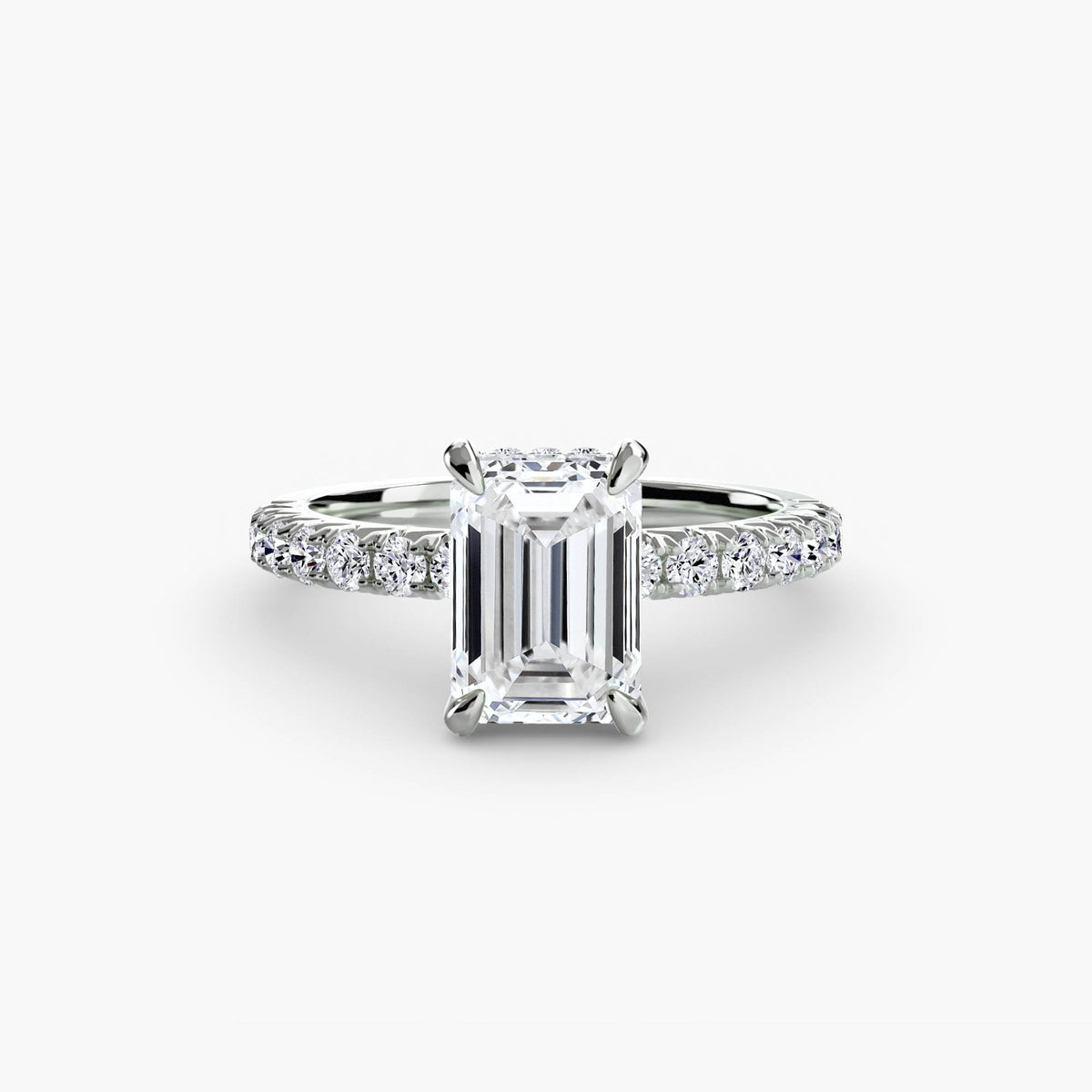 Paloma Solitaire with Pavé