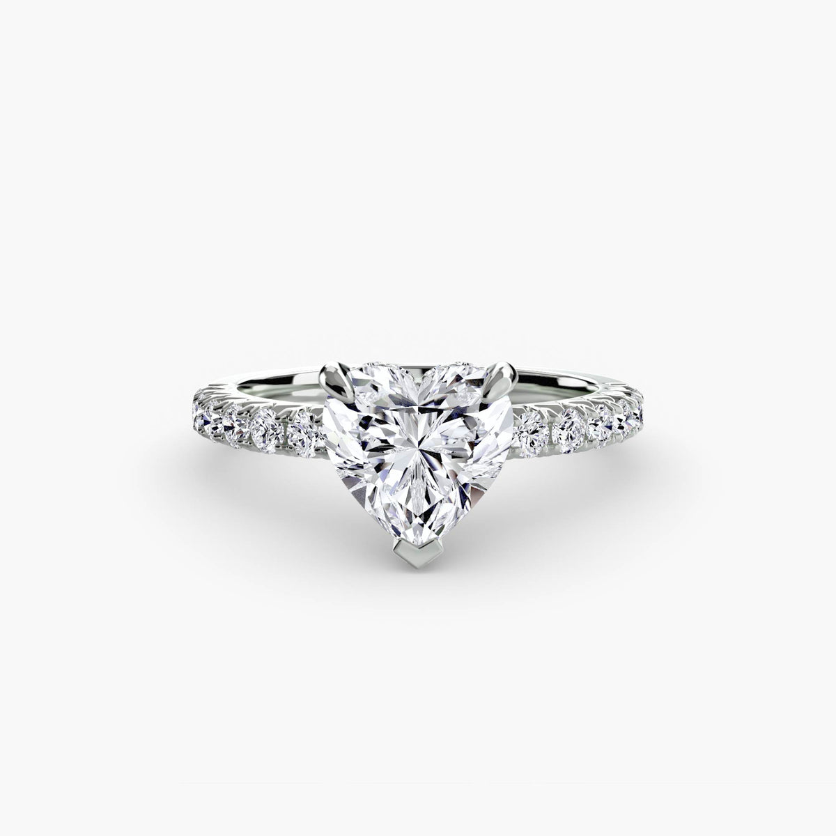 Paloma Solitaire with Pavé