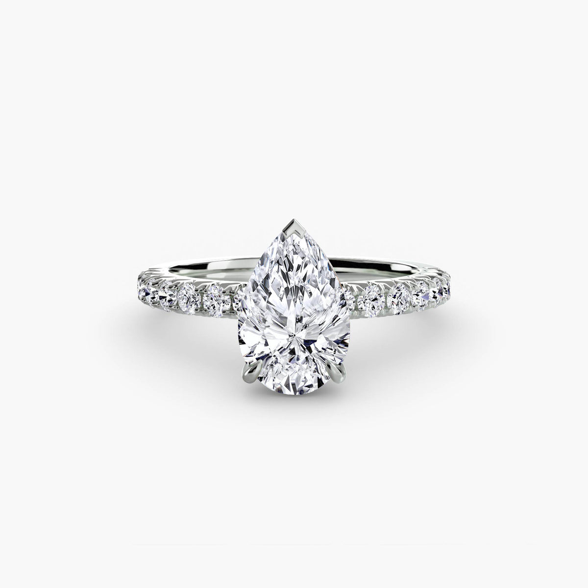 Paloma Solitaire with Pavé