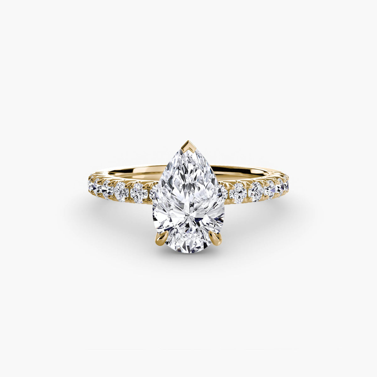 Paloma Solitaire with Pavé