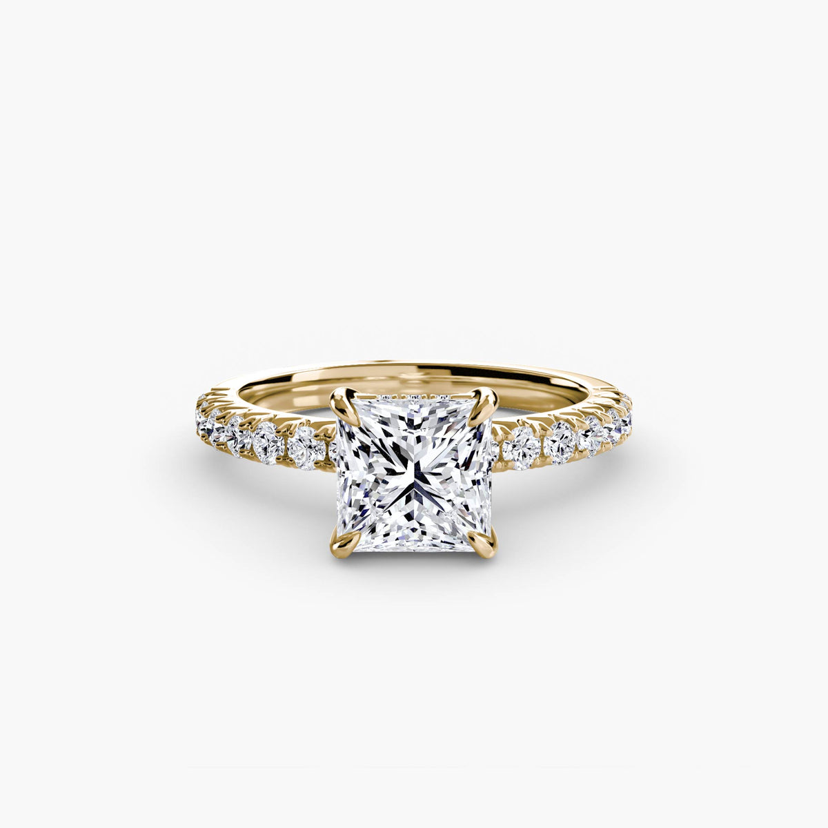 Paloma Solitaire with Pavé