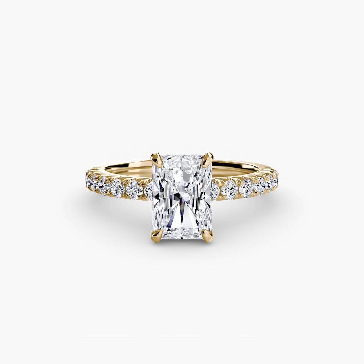 Paloma Solitaire with Pavé