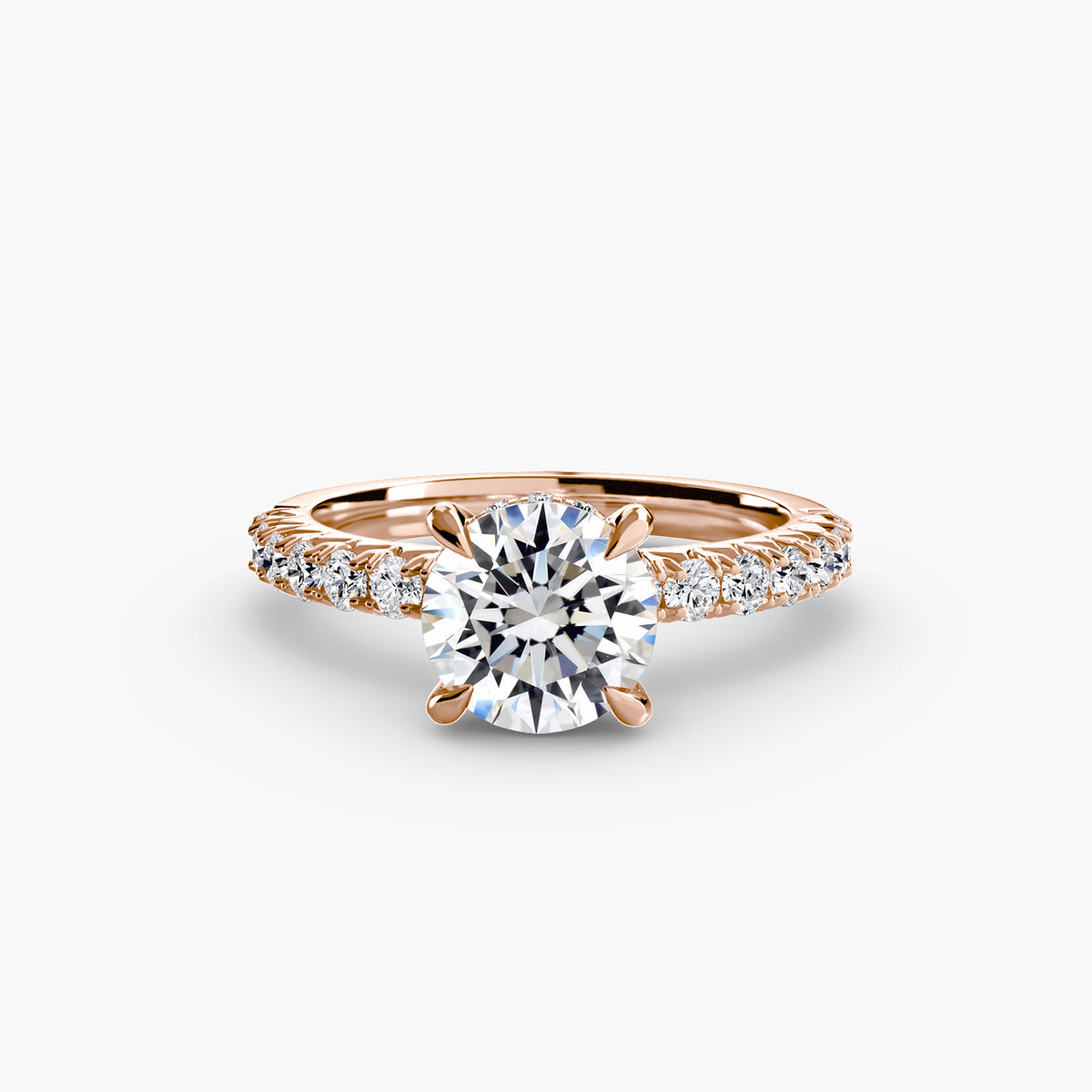 Paloma Solitaire with Pavé