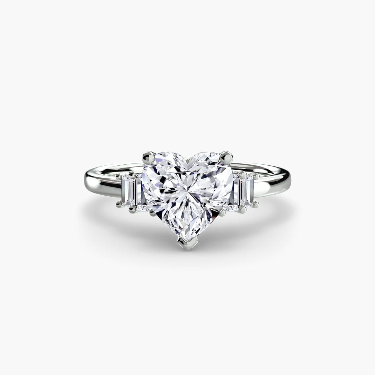 Manuela Baguette Accent Solitaire
