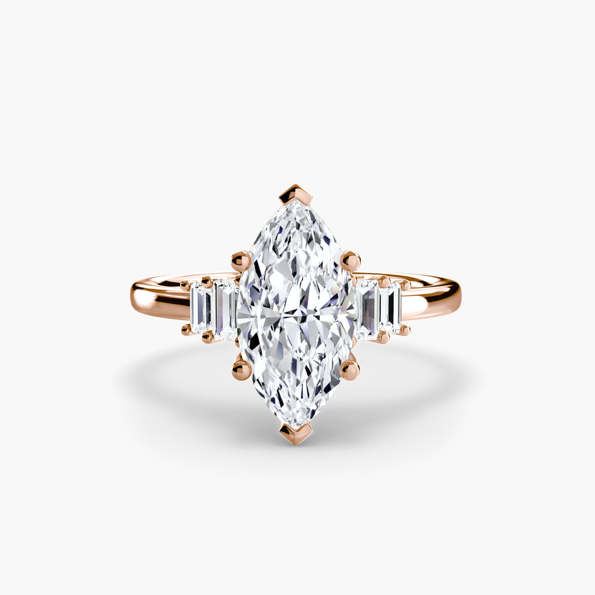 Manuela Baguette Accent Solitaire