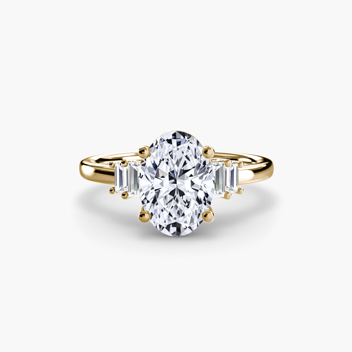 Manuela Baguette Accent Solitaire