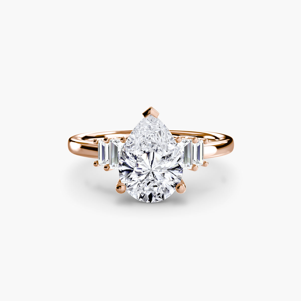 Manuela Baguette Accent Solitaire