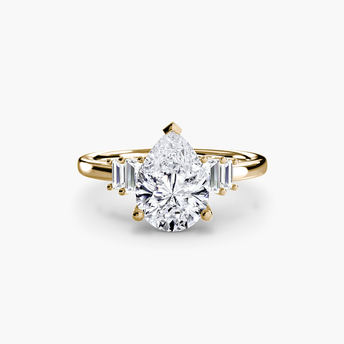 Manuela Baguette Accent Solitaire