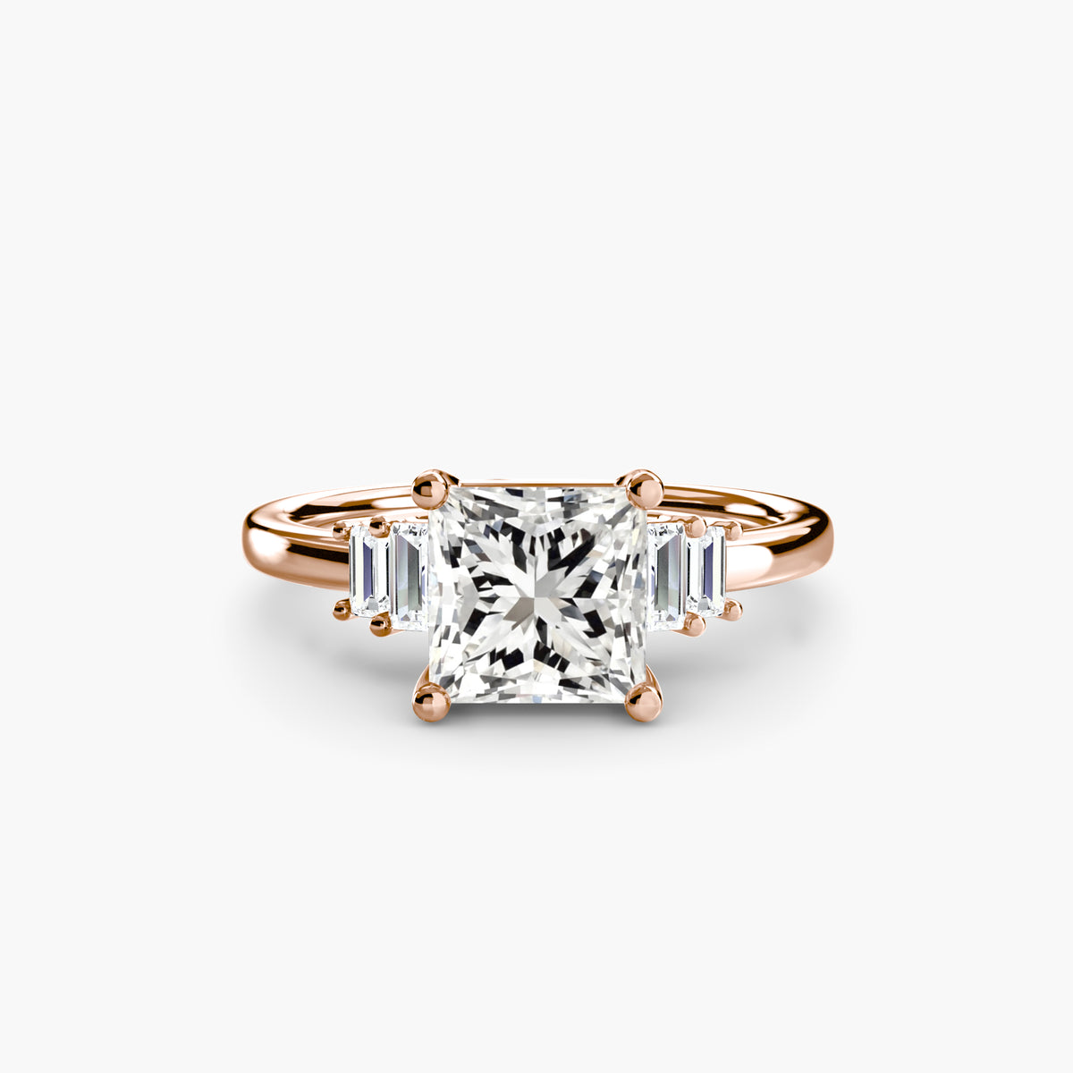 Manuela Baguette Accent Solitaire