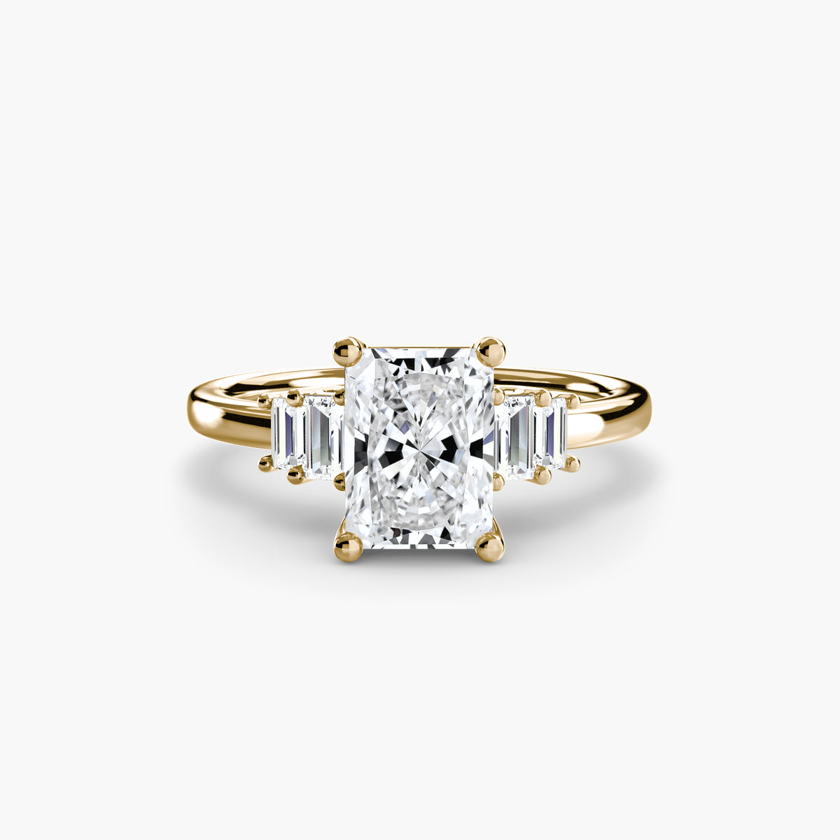 Manuela Baguette Accent Solitaire