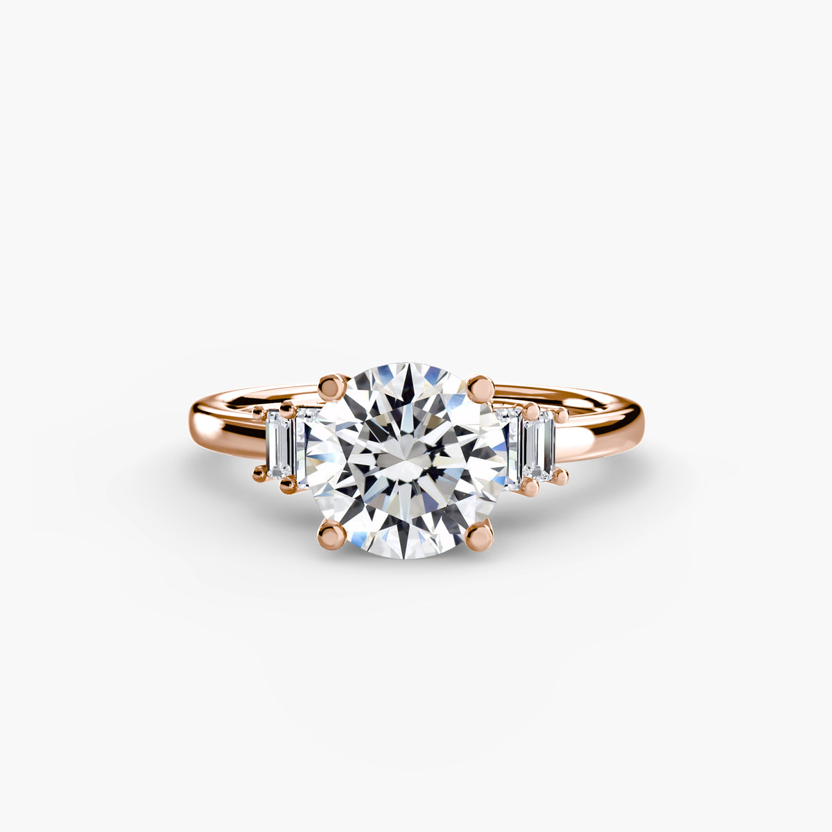 Manuela Baguette Accent Solitaire
