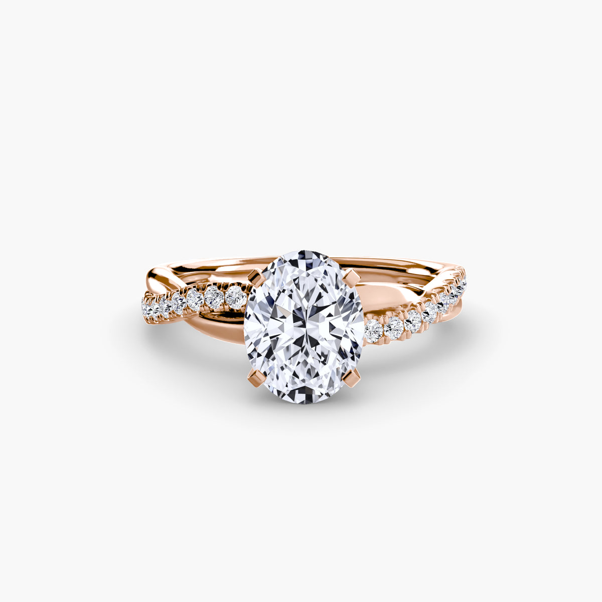 Ximena Emerald Twist Pavé Ring
