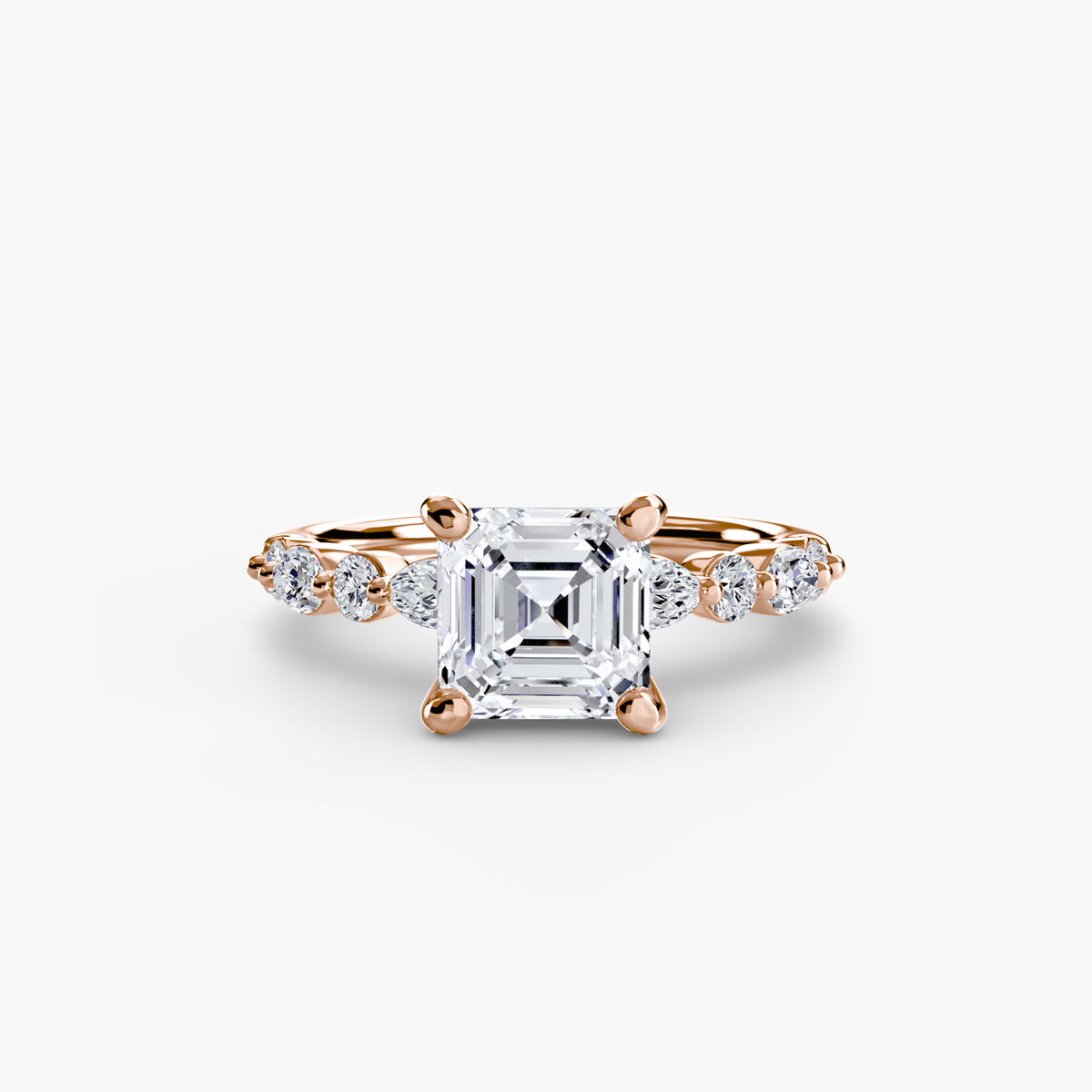 Noemi Solitaire with Eternity Pavé