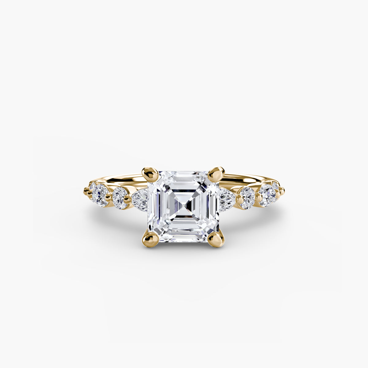 Noemi Solitaire with Eternity Pavé