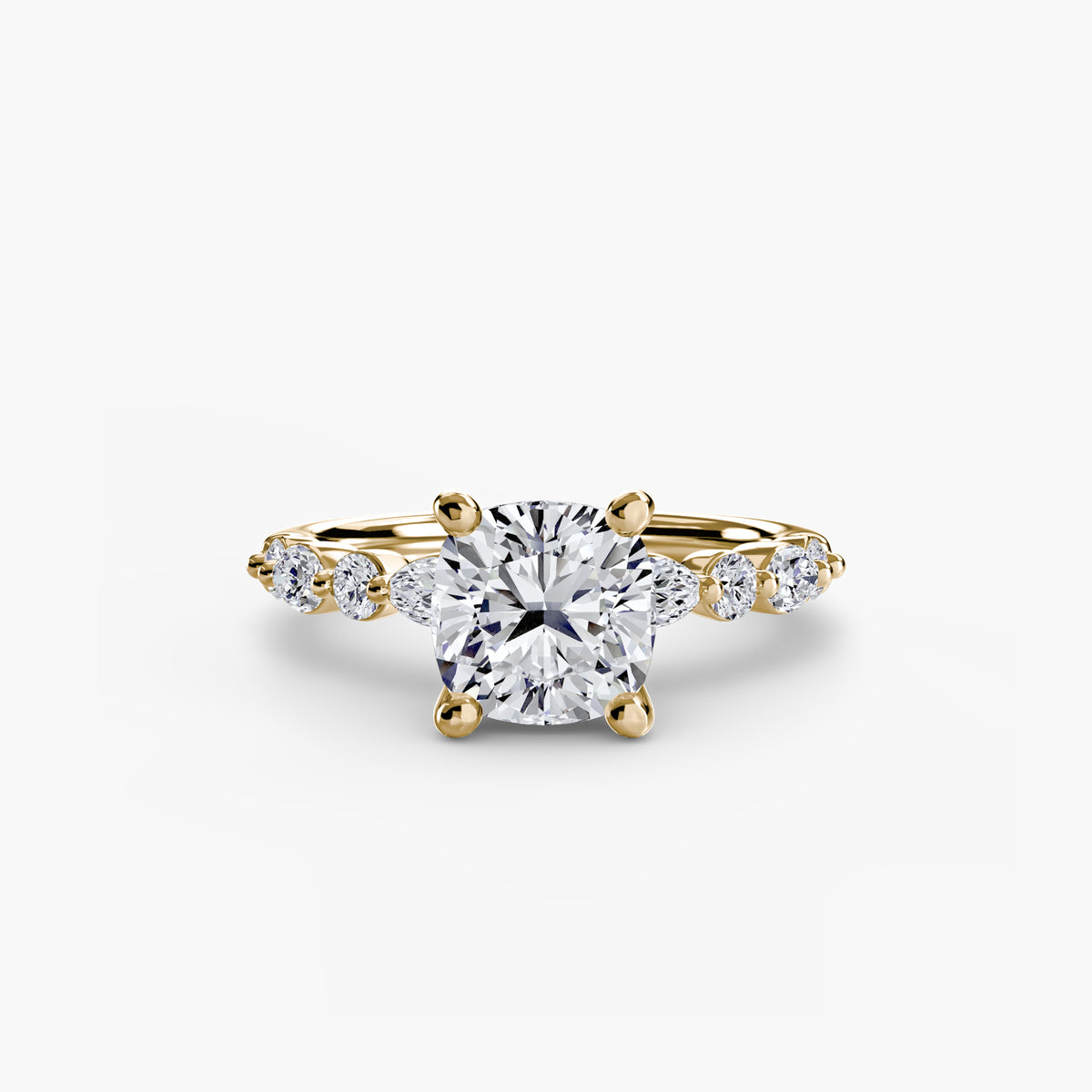 Noemi Solitaire with Eternity Pavé