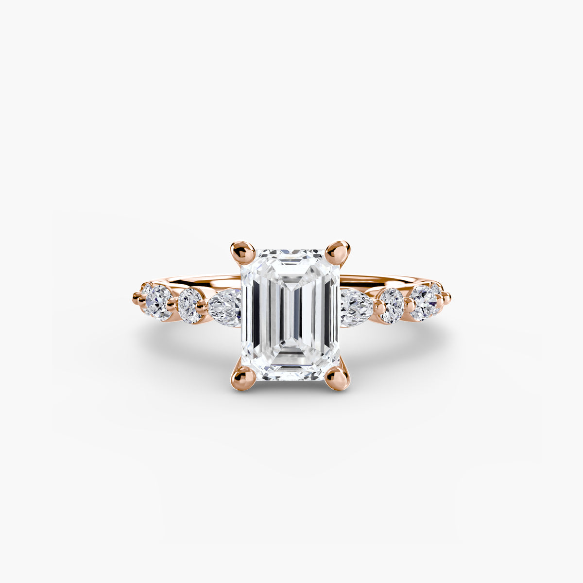 Noemi Solitaire with Eternity Pavé