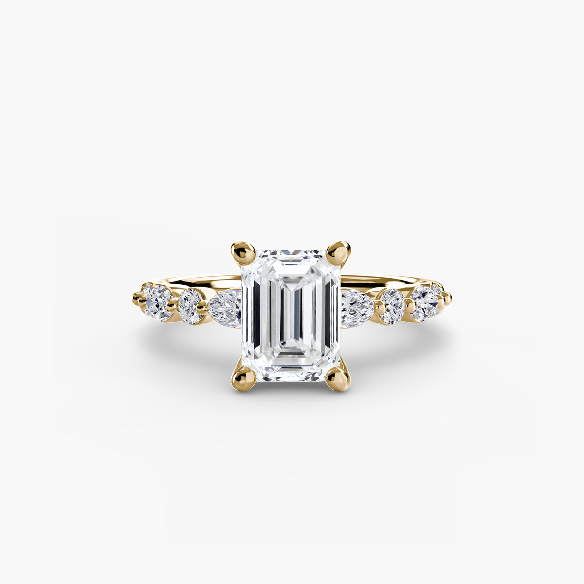 Noemi Solitaire with Eternity Pavé