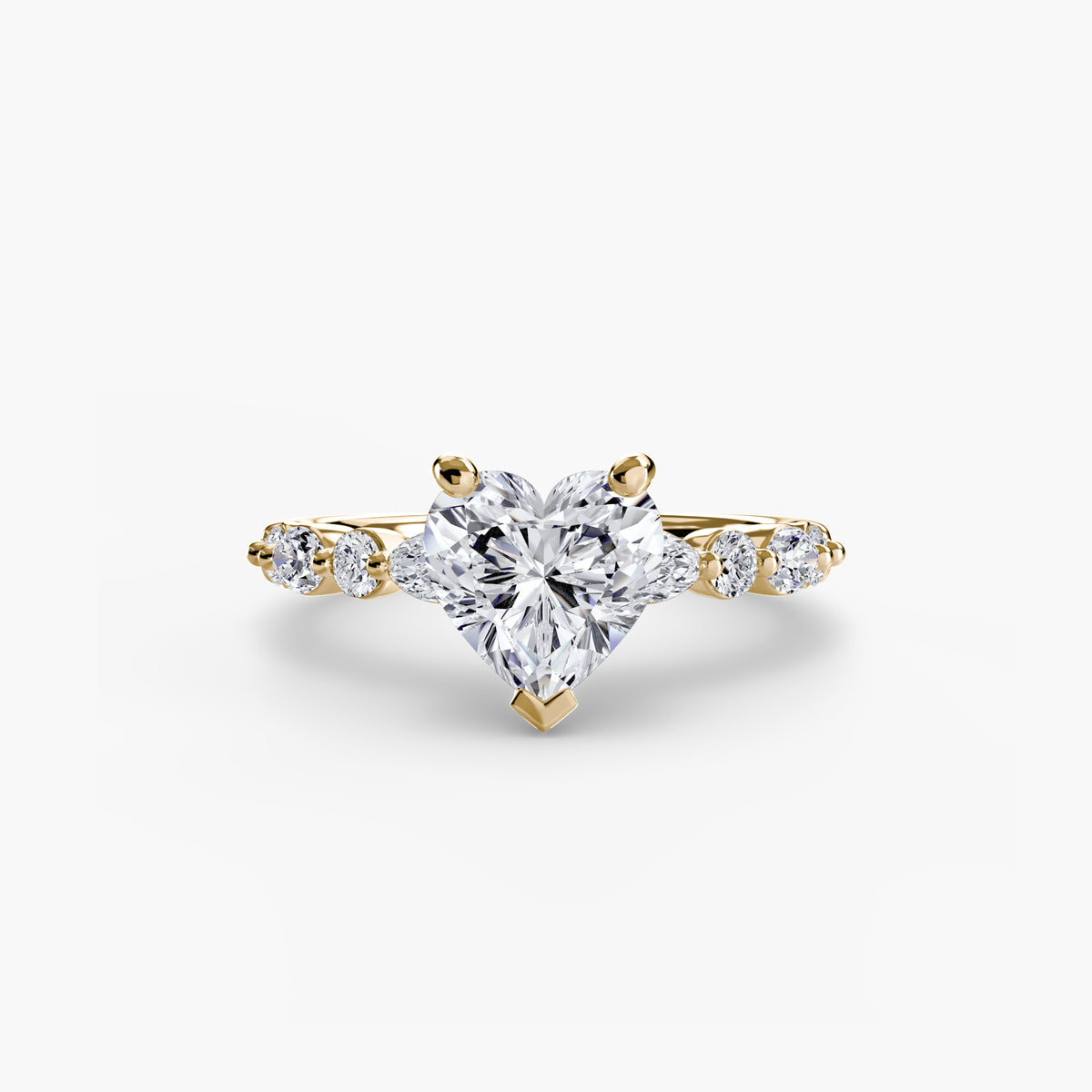 Noemi Solitaire with Eternity Pavé