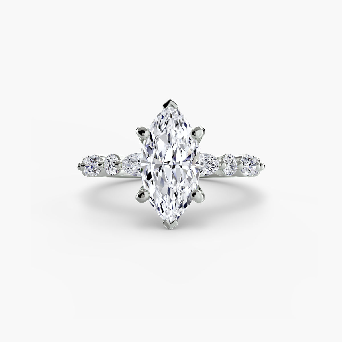 Noemi Solitaire with Eternity Pavé