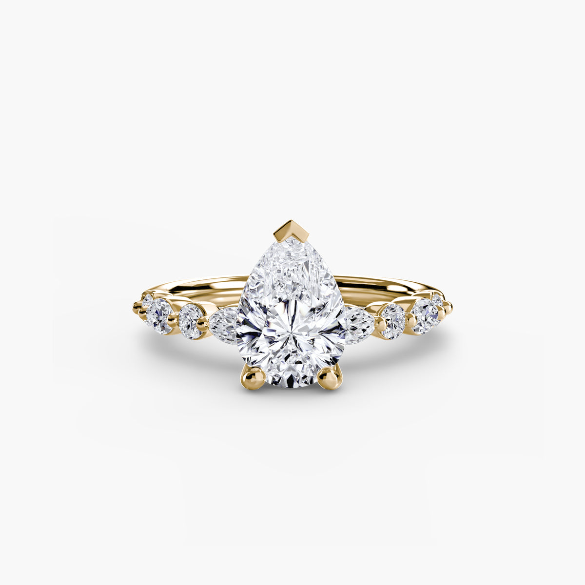 Noemi Solitaire with Eternity Pavé