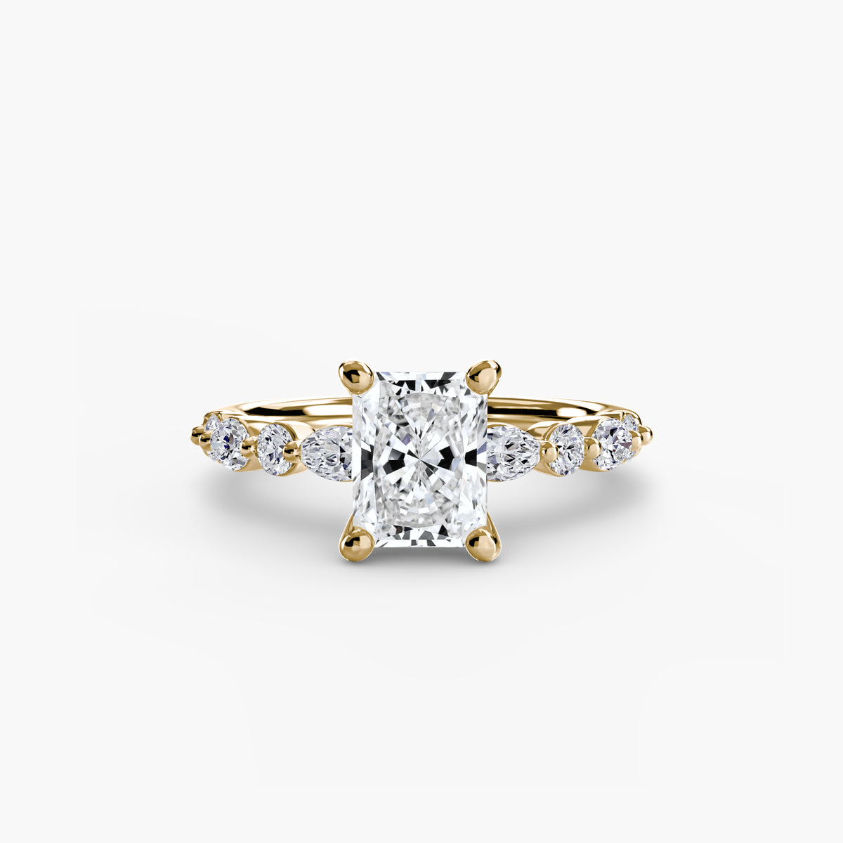 Noemi Solitaire with Eternity Pavé