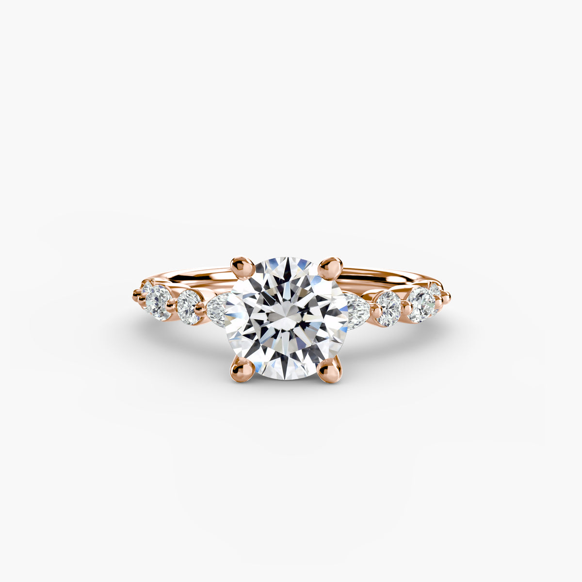 Noemi Solitaire with Eternity Pavé